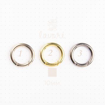 Карабін-кільце для сумок метал ALAETTIN 34 мм 5199-570 золотий 5199-570-51177 фото