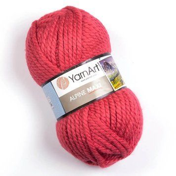 Пряжа YARNART 250 г, 105 м, напіввовна, для в'язання, артикул 681335, кораловий, номер кольору 672 681335-42310 фото