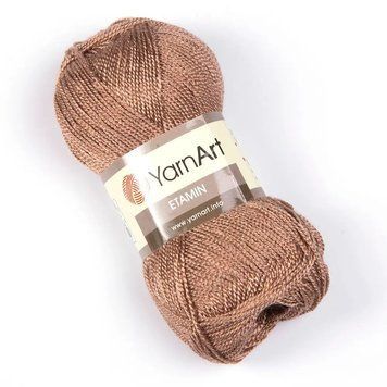 Пряжа YARNART 30 г, 180 м, 100% акрил, синтетична, для в'язання, артикул 681343, бежевий темний, номер кольору 447 681343-49797 фото