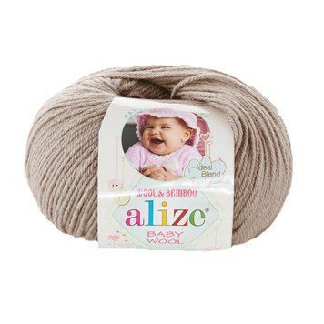 Пряжа Alize 50 г 175 м акрил вовна бамбук бебі вул 000191 попелястий 167 000191-55646 фото