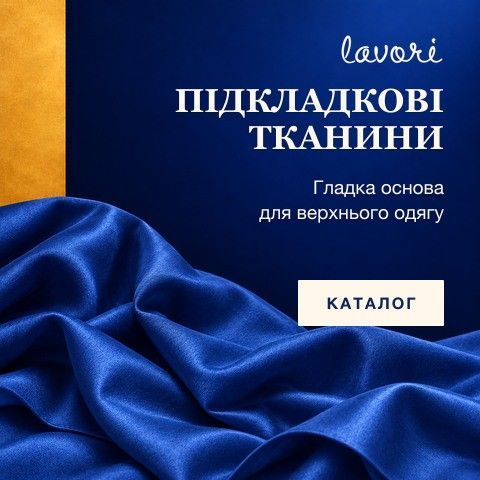 Підкладкові тканини для верхнього одягу